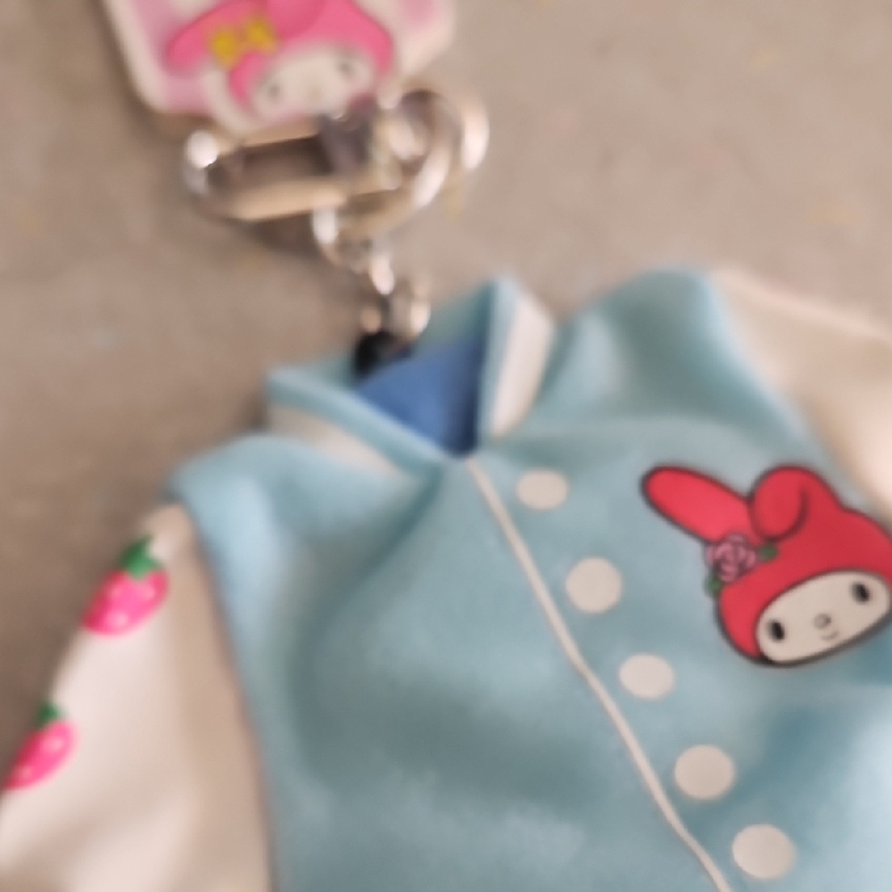 Sanrio My Melody Blue and White Jacket Keychain - Picture 11 of 14